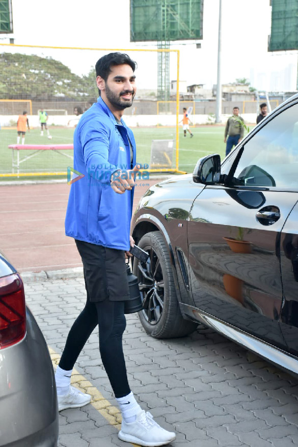 Photos: Ahan Shetty, Dino Morea, Abhishek Bachchan and others snapped during a football match in Bandra Photos: Ahan Shetty, Dino Morea, Abhishek Bachchan and others snapped during a football match in Bandra