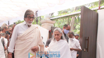 Photos: Celebs attend Pt. Shiv Kumar Sharma’s last rites ceremony