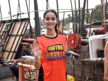 Photos: Ananya Panday, Bharti Singh and Pratik Sehajpal spotted on the sets of The Khatra Khatra Show