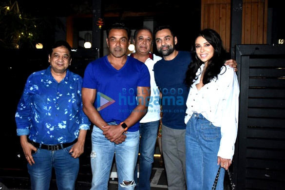 Photos: Bobby Deol, Abhay Deol, Emily Shah, Shabbir Boxwala and Prashant Shah snapped at Mizu Restaurant in Khar Photos: Bobby Deol, Abhay Deol, Emily Shah, Shabbir Boxwala and Prashant Shah snapped at Mizu Restaurant in Khar