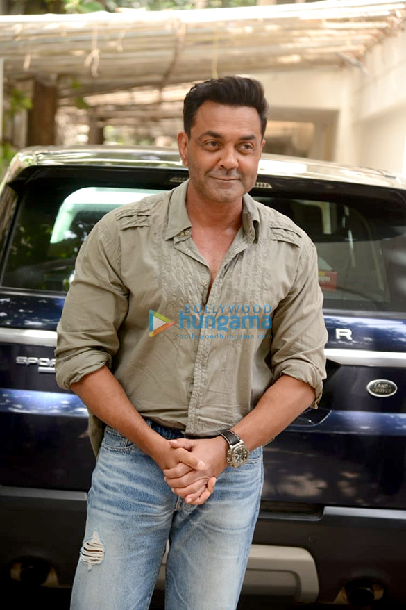 Photos: Bobby Deol and Ahmed Khan snapped at Sunny Super Sound in Juhu Photos: Bobby Deol and Ahmed Khan snapped at Sunny Super Sound in Juhu