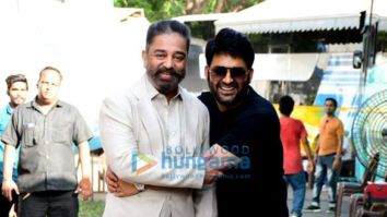Photos: Kamal Haasan snapped for Vikram promotions on the sets of The Kapil Sharma Show