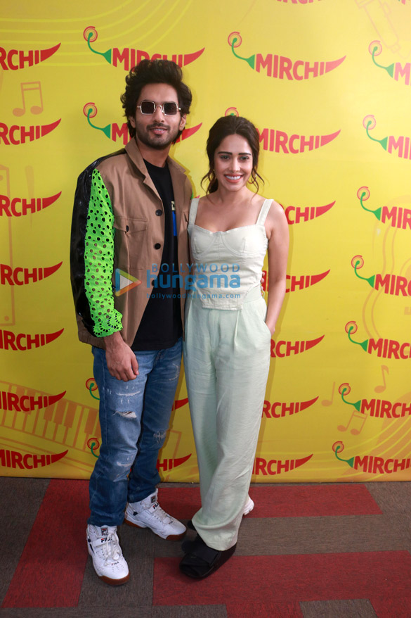 Photos: Nushrratt Bharuccha and Anudh Singh snapped promoting Janhit Mein Jaari at the 98.3 FM Radio Mirchi office