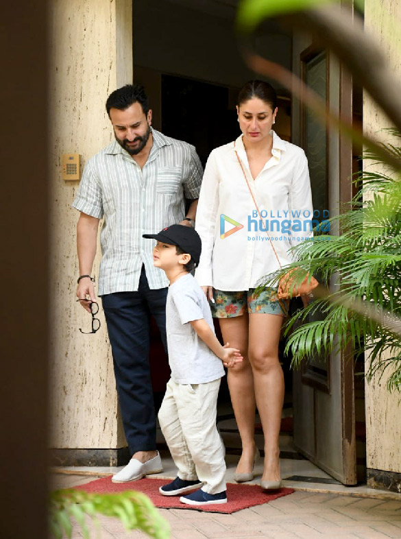 Photos: Saif Ali Khan, Kareena Kapoor Khan and Taimur Ali Khan spotted in Bandra Photos: Saif Ali Khan, Kareena Kapoor Khan and Taimur Ali Khan spotted in Bandra