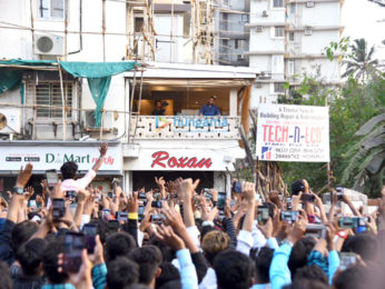 Photos: Salman Khan waves to fans outside his residence to wish them for Eid