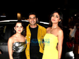 Photos: Shilpa Shetty, Abhimanyu Dassani and Shirley Setia snapped during the promotions of Nikamma