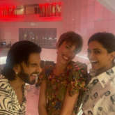 Ranveer Singh shares a laugh with Deepika Padukone and Rebecca Hall in candid pictures at Cannes 2022 