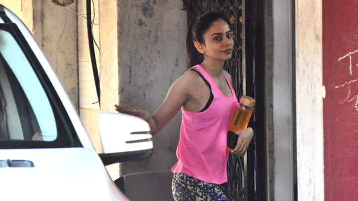 Spotted: Rakul Preet Singh and Jackky Bhagnani at gym in Santacruz, Mumbai