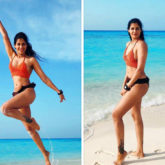 The Family Man actress Shreya Dhanwanthary strikes different poses in a bikini during her beach vacation