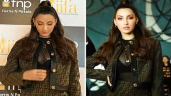 Nora Fatehi stuns in skirt set by Fendace worth Rs. 4 Lakhs during IIFA