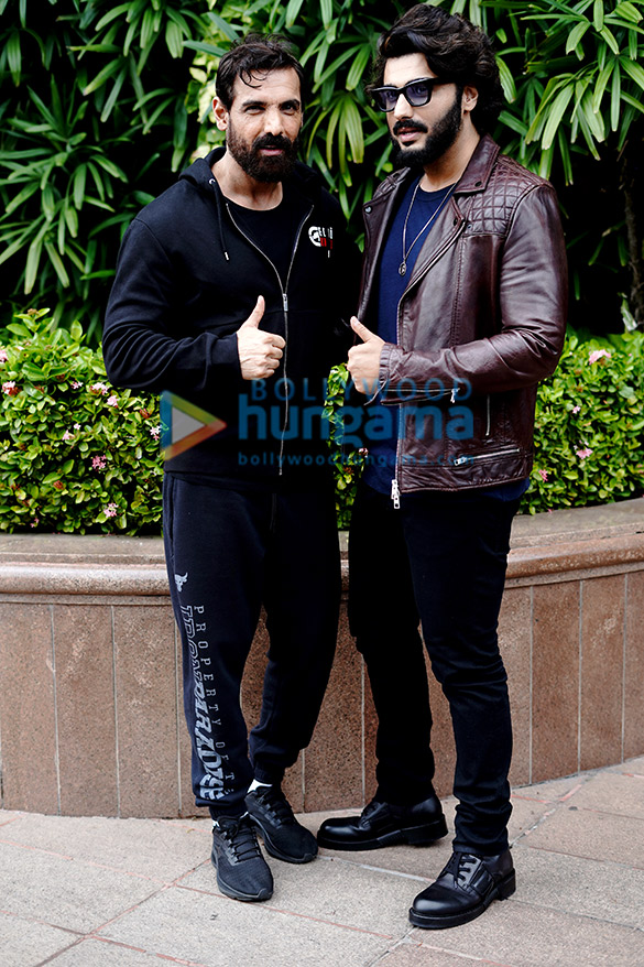 Photos: John Abraham, Arjun Kapoor and Tara Sutaria spotted at Taj Lands End promoting Ek Villain Returns Photos: John Abraham, Arjun Kapoor and Tara Sutaria spotted at Taj Lands End promoting Ek Villain Returns
