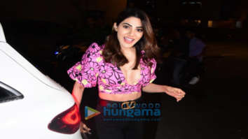 Photos: Nikki Tamboli spotted at Olive in Bandra