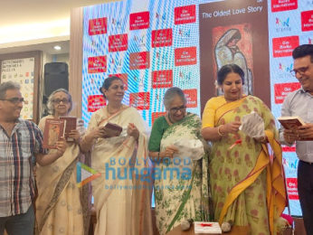 Photos: Shabana Azmi graces the launch of the book The Oldest Love Story at Title Waves in Bandra