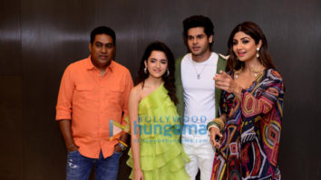 Photos: Shilpa Shetty, Abhimanyu Dassani, Shirley Setia and Sabbir Khan snapped during Nikamma promotions in Delhi