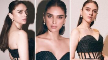 Aditi Rao Hydari looks bewitching in black body-con corset dress worth Rs. 38,291 for an award show