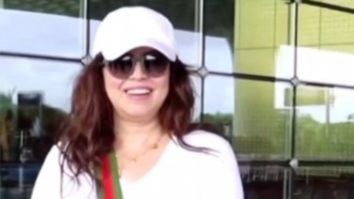 Mahima Choudhary flashes her cheerful smile to the paps
