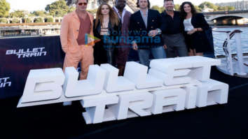 Photos: Brad Pitt attends the photo call with Bullet Train co-stars, director David Leitch and producer Kelly in Paris