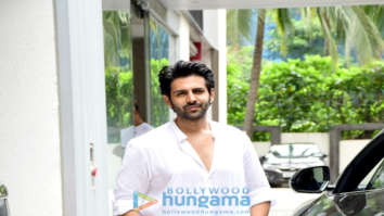 Photos: Kartik Aaryan snapped at the T-Series office in Andheri