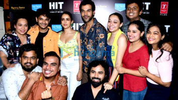 Photos: Rajkummar Rao and Sanya Malhotra snapped promoting their film Hit – The First Case