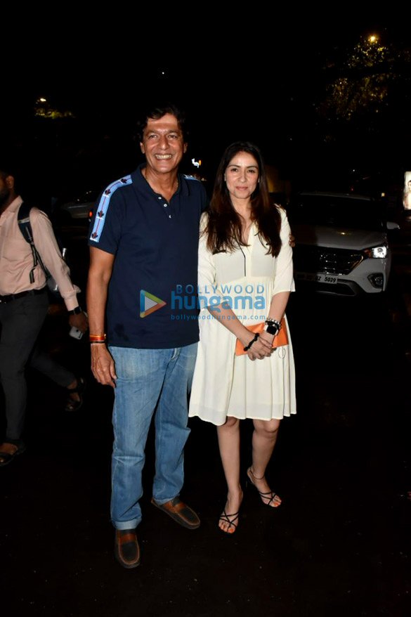 Photos: Chunky Pandey, Farah Khan, Avinash Gowarikar and others snapped at a restaurant in Bandra