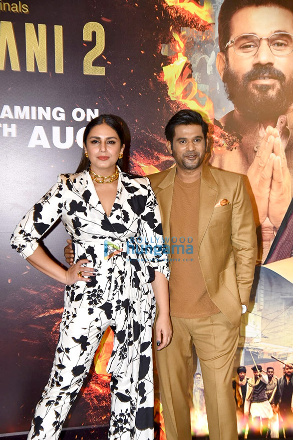Photos: Huma Qureshi and team launch Maharani season 2 Photos: Huma Qureshi and team launch Maharani season 2