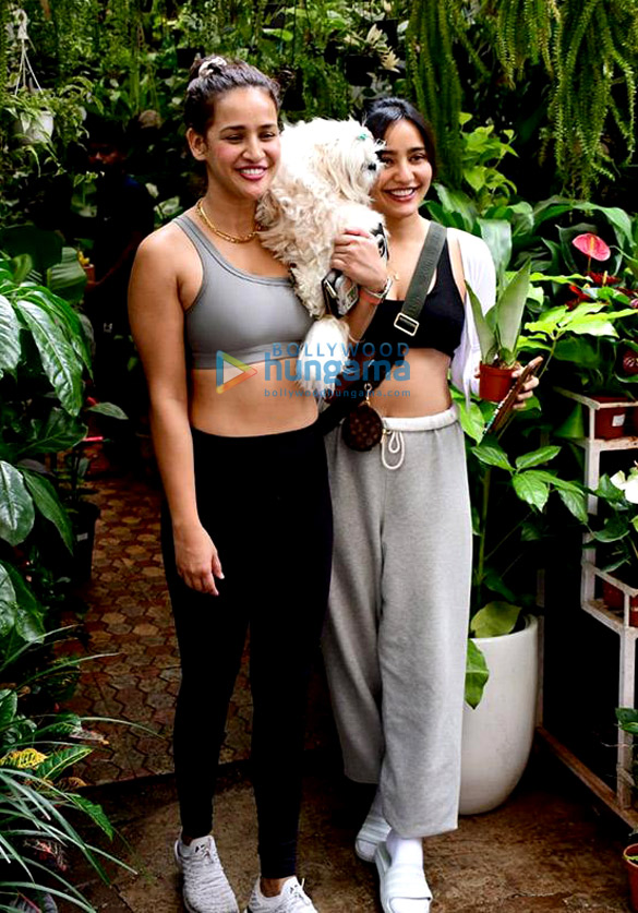 Photos: Neha Sharma and Aisha Sharma snapped in Khar Photos: Neha Sharma and Aisha Sharma snapped in Khar