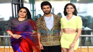 Photos: Vijay Deverakonda, Ananya Panday and Ramya Krishnan spotted at Sun and Sand promoting Liger