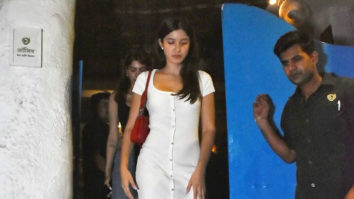 Shanaya Kapoor and Khushi Kapoor snapped post dinner