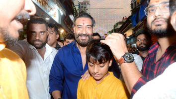 Ajay Devgn seeks blessing from Laal Baug cha Raja with son Yug