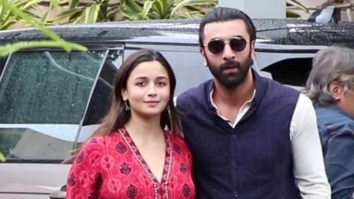 Alia Bhatt and Ranbir Kapoor snapped with Brahmastra director Ayan Mukherji