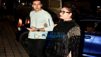 Photos: Govinda’s wife Sunita Ahuja snapped with son Yashvardan Ahuja at Hakkasan in Bandra