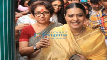Photos: Kajol and Revathi visit Lalbaugcha Raja to seek blessings
