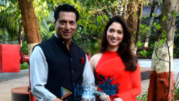 Photos: Madhur Bhandarkar and Tamannaah Bhatia snapped at special screening of Babli Bouncer at Film Division Auditorium in Mumbai