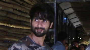 Shahid Kapoor snapped at a restaurant post Mira Rajput’s birthday celebrations