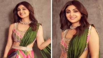 Shilpa Shetty slays in pre-draped leriya saree worth Rs. 47K for Ganpati celebrations