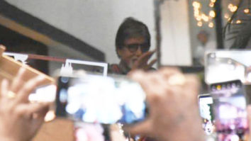 Fans swarm outside Amitabh Bachchan’s house as he greets them on his 80th birthday