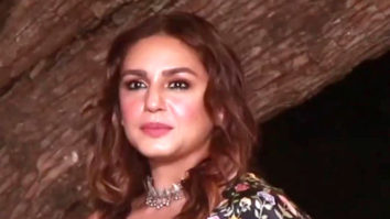 Huma Qureshi slays in a beautiful black floral outfit at Ashvini’s birthday party