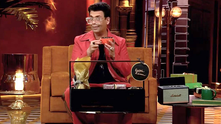 Karan Johar unboxes Koffee With Karan Hamper & reveals the gifts