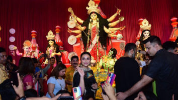 Photos: Parineeti Chopra snapped at a Durga pandal