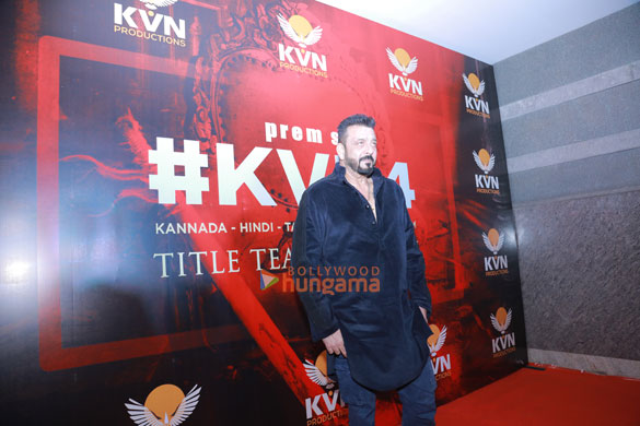 Photos: Sanjay Dutt snapped at teaser launch of Dhruva Sarja’s KD: The Devil Photos: Sanjay Dutt snapped at teaser launch of Dhruva Sarja’s KD: The Devil