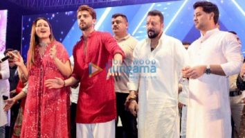 Photos: Sonakshi Sinha, Zaheer Iqbal and Sanjay Dutt snapped at Navratri celebrations in Mumbai