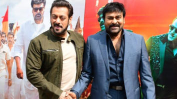 Salman Khan meets Chiranjeevi as he promotes Godfather in Mumbai Salman Khan meets Chiranjeevi as he promotes Godfather in Mumbai