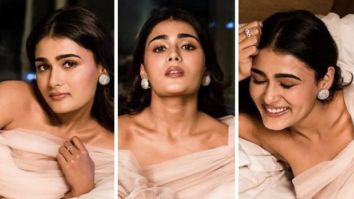 Shalini Pandey looks dreamy in pink ruffled gown for 67th Parle Filmfare Awards South 2022