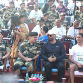 Suniel Shetty recites Border dialogue as he flags off BSF marathon 2022 at JCP Attari, see photos