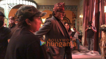 On the sets of the movie Uunchai