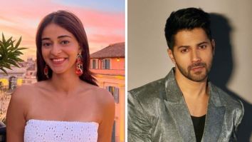 Ananya Panday poses with ‘spiritual friend’ Varun Dhawan; Karan Johar captures duo in a frame