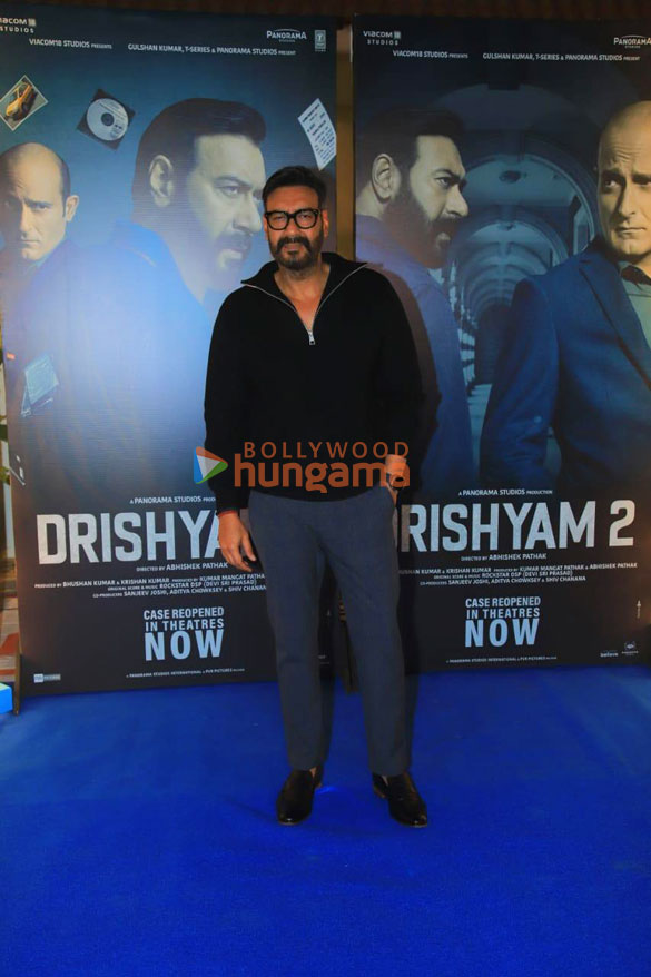 Photos: Ajay Devgn Shriya Saran and others snapped attending the success bash of Drishyam 2 at Sun N Sand in Juhu