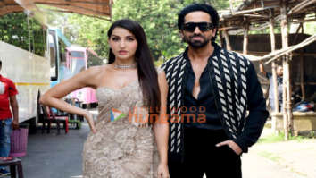 Photos: Ayushmann Khurrana, Nora Fatehi, Jaideep Ahlawat and Kapil Sharma snapped on the sets of The Kapil Sharma Show promoting An Action Hero
