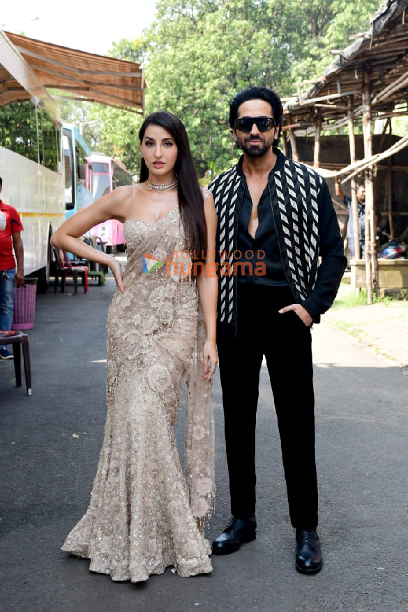 Photos: Ayushmann Khurrana, Nora Fatehi, Jaideep Ahlawat and Kapil Sharma snapped on the sets of The Kapil Sharma Show promoting An Action Hero Photos: Ayushmann Khurrana, Nora Fatehi, Jaideep Ahlawat and Kapil Sharma snapped on the sets of The Kapil Sharma Show promoting An Action Hero
