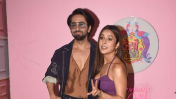 Photos: Ayushmann Khurrana snapped promoting An Action Hero on Shehnaaz Gill’s chat show Desi Vibes